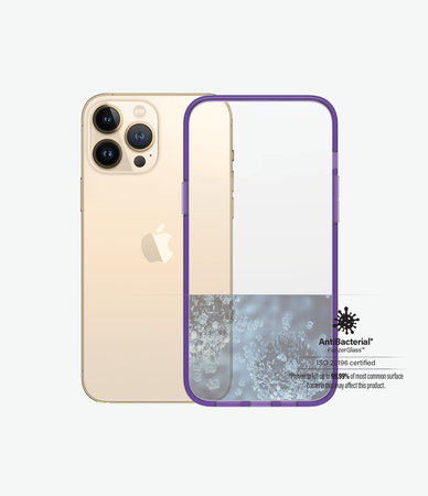 PanzerGlass - Tok ClearCaseColor AB - iPhone 13 Pro Max, grape