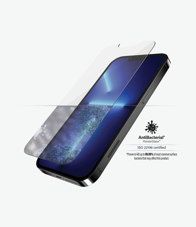 PanzerGlass - Edzett Üveg Standard Fit AB - iPhone 13 Pro Max és 14 Plus, átlátszó