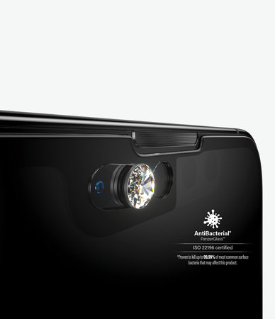PanzerGlass - Edzett üveg tok Barát CamSlider Swarovski AB iPhone 13 Pro Max készülékhez, fekete