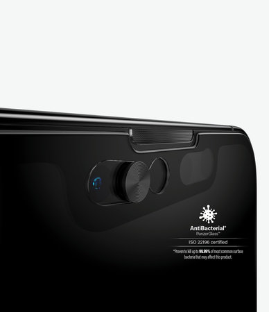 PanzerGlass - Edzett Üveg Case Friendly Privacy CamSlider AB - iPhone 13, 13 Pro és 14, fekete