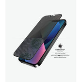 PanzerGlass - Edzett Üveg Case Friendly Privacy AB - iPhone 13, 13 Pro, 14 és 16e, fekete