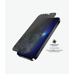 PanzerGlass - Edzett Üveg Case Friendly Privacy AB - iPhone 13 Pro Max és 14 Plus, fekete