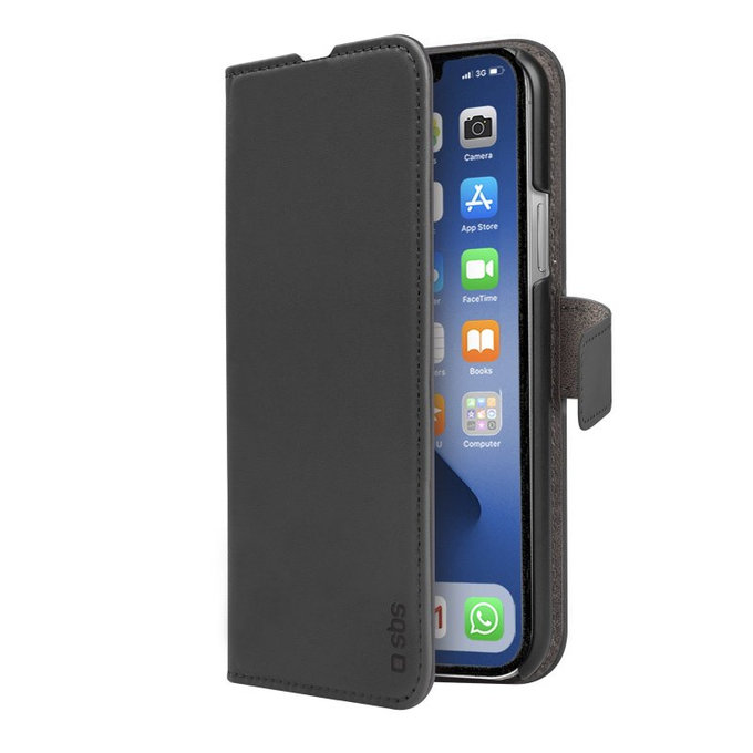 SBS - Tok Book Wallet - iPhone 13 Pro, fekete