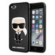 Karl Lagerfeld - Teljes testű, ikonikus tok iPhone SE 2020/8/7 telefonhoz, fekete