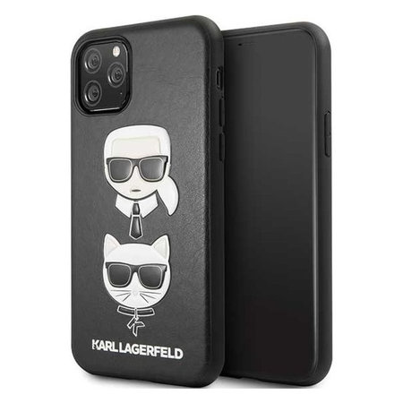 Karl Lagerfeld - Karl & Choupette tok iPhone 11 Pro készülékhez, fekete