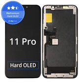 Kijelző Hard OLED iPhone 11 Pro, Érintőüveg kerettel, FixPremium