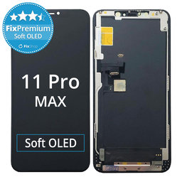 Apple iPhone 11 Pro Max - LCD Kijelző + Érintőüveg + Keret Soft OLED FixPremium
