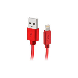 SBS - Lightning / USB Kábel (1m), piros