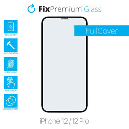 FixPremium FullCover Glass - Edzett üveg - iPhone 12 és 12 Pro