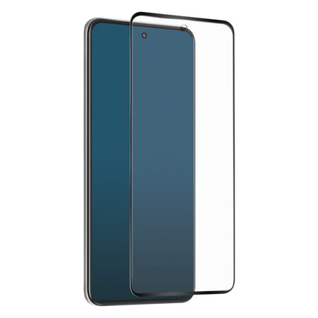 SBS - Edzett Üveg Full Cover - TCL 20 Lite, fekete