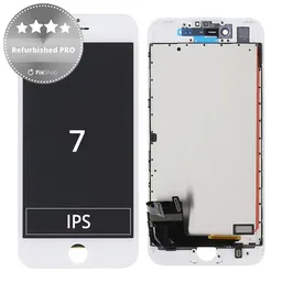 Apple iPhone 7 - LCD Kijelző + Érintőüveg + Keret (White) Refurbished PRO