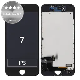 Apple iPhone 7 - LCD Kijelző + Érintőüveg + Keret (Black) Refurbished PRO