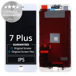 Apple iPhone 7 Plus - LCD Kijelző + Érintőüveg + Keret (White) Original Refurbished PRO