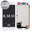 Apple iPhone 8, SE (2020), SE (2022) - LCD Kijelző + Érintőüveg + Keret (White) Refurbished PRO