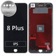 Apple iPhone 8 Plus - LCD Kijelző + Érintőüveg + Keret (Black) Refurbished PRO
