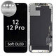 Apple iPhone 12, 12 Pro - LCD Kijelző + Érintőüveg + Keret Refurbished PRO