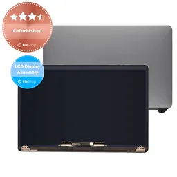 Apple MacBook Pro 15" A1990 (2018 - 2019) - LCD Kijelző + Előlapi Üveg + Fedőlap (Space Gray) Refurbished