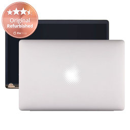 Apple MacBook Pro 15" A1990 (2018 - 2019) - LCD Kijelző + Előlapi Üveg + Fedőlap (Silver) Original Refurbished