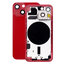 Apple iPhone 13 Mini - Hátsó Ház (Red)
