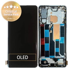 Oppo Reno 4 Pro 5G - LCD Kijelző + Érintőüveg + Keret - REF-OPPOR4P5G01 Genuine Service Pack