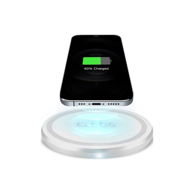 SBS - Vezeték Nélküli Töltő ét QI, fehér