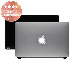 Apple MacBook Pro 13" A1989 (2018 - 2019) - LCD Kijelző + Előlapi Üveg + Fedőlap (Space Gray) Original Refurbished