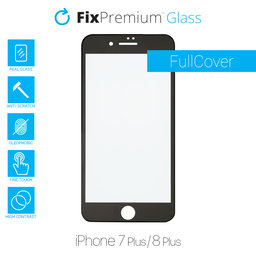 FixPremium FullCover Glass - Edzett üveg - iPhone 7 Plus és 8 Plus