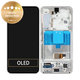 Samsung Galaxy S22 S901B - LCD Kijelző + Érintőüveg + Keret (Phantom White) - GH82-27520B, GH82-27521B Genuine Service Pack