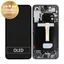 Samsung Galaxy S22 Plus S906B - LCD Kijelző + Érintőüveg + Keret (Graphite) - GH82-27500E, GH82-27501E Genuine Service Pack