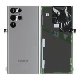 Samsung Galaxy S22 Ultra S908B - Akkumulátor Fedőlap (Graphite) - GH82-27457E Genuine Service Pack