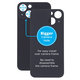 Apple iPhone 13 Mini - Hátsó Ház Üveg Nagyobb Kamera Nyílással (Midnight)