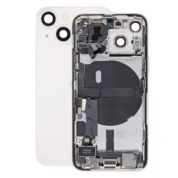 Apple iPhone 13 Mini - Hátsó Ház Apró Alkatrészekkel (Starlight)