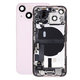 Apple iPhone 13 Mini - Hátsó Ház Apró Alkatrészekkel (Pink)