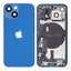 Apple iPhone 13 Mini - Hátsó Ház Apró Alkatrészekkel (Blue)