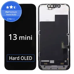 Apple iPhone 13 Mini - LCD Kijelző + Érintőüveg + Keret Hard OLED FixPremium