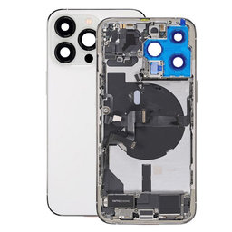 Apple iPhone 13 Pro - Hátsó Ház Apró Alkatrészekkel (Silver)