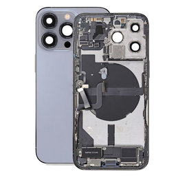 Apple iPhone 13 Pro - Hátsó Ház Apró Alkatrészekkel (Blue)