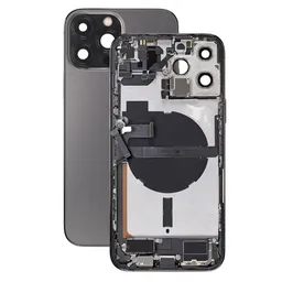 Apple iPhone 13 Pro Max - Hátsó Ház Apró Alkatrészekkel (Graphite)
