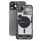 Apple iPhone 13 Pro Max - Hátsó Ház Apró Alkatrészekkel (Graphite)