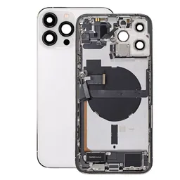 Apple iPhone 13 Pro Max - Hátsó Ház Apró Alkatrészekkel (Silver)