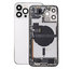 Apple iPhone 13 Pro Max - Hátsó Ház Apró Alkatrészekkel (Silver)
