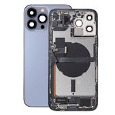 Apple iPhone 13 Pro Max - Hátsó Ház Apró Alkatrészekkel (Blue)