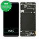 Samsung Galaxy A71 A715F - LCD Kijelző + Érintőüveg + Keret (Small Size Panel) OLED