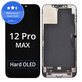 Kijelző Hard OLED iPhone 12 Pro Max, Érintőüveg kerettel, FixPremium