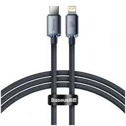 Baseus - Lightning / USB-C Kábel (1.2m), fekete