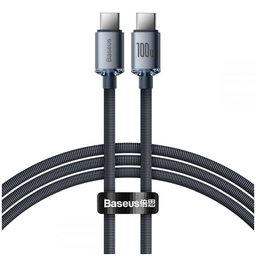 Baseus - USB-C / USB-C Kábel (1.2m), fekete