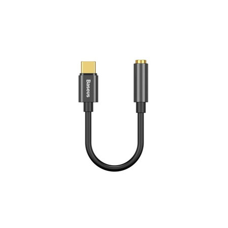 Baseus - Adapter USB-C / 3.5mm Jack, fekete