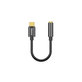 Baseus - Adapter USB-C / 3.5mm Jack, fekete