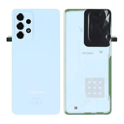 Samsung Galaxy A33 5G A336B - Akkumulátor Fedőlap (Awesome Blue) - GH82-28042C Genuine Service Pack