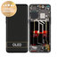 Oppo Find X5 Pro - LCD Kijelző + Érintőüveg + Keret (Glaze Black) - 4130012 Genuine Service Pack